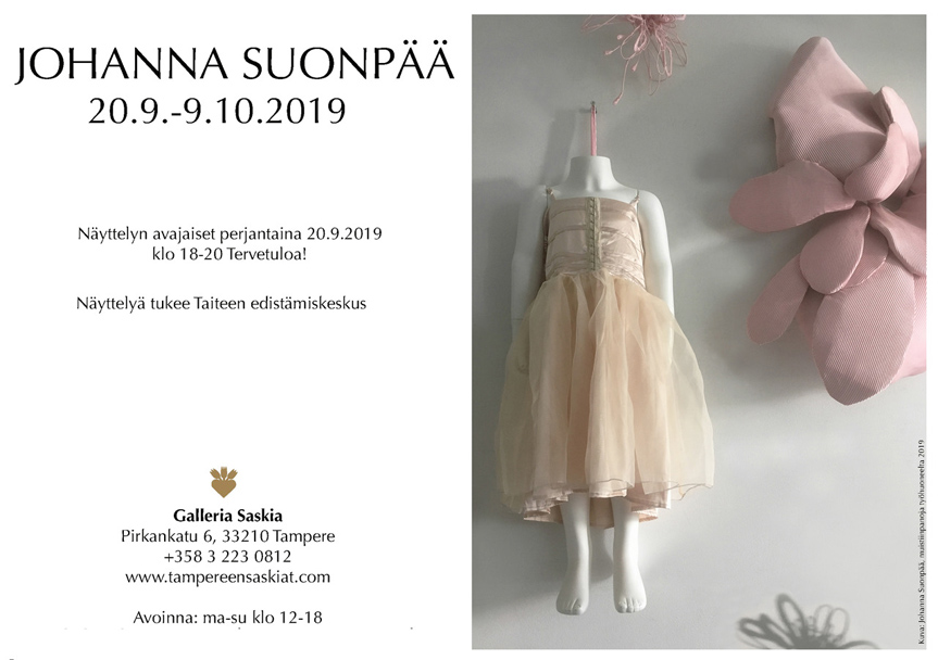 Johanna Suonpää Galleria Saskiassa Tampereella